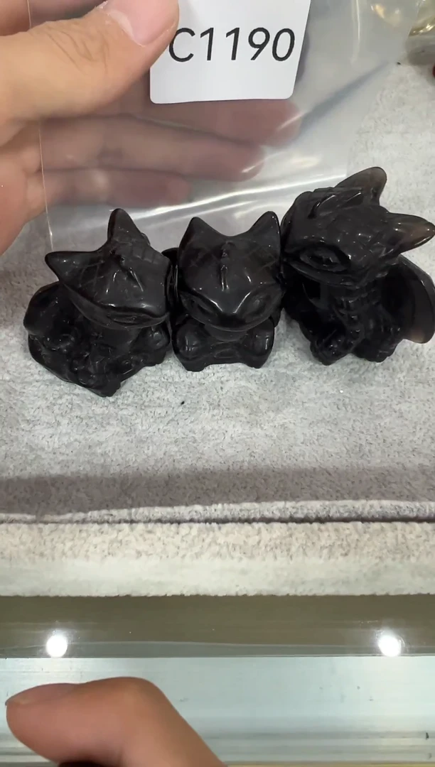 未镶嵌黑曜岩珠宝奇石C1190 多样性发一件