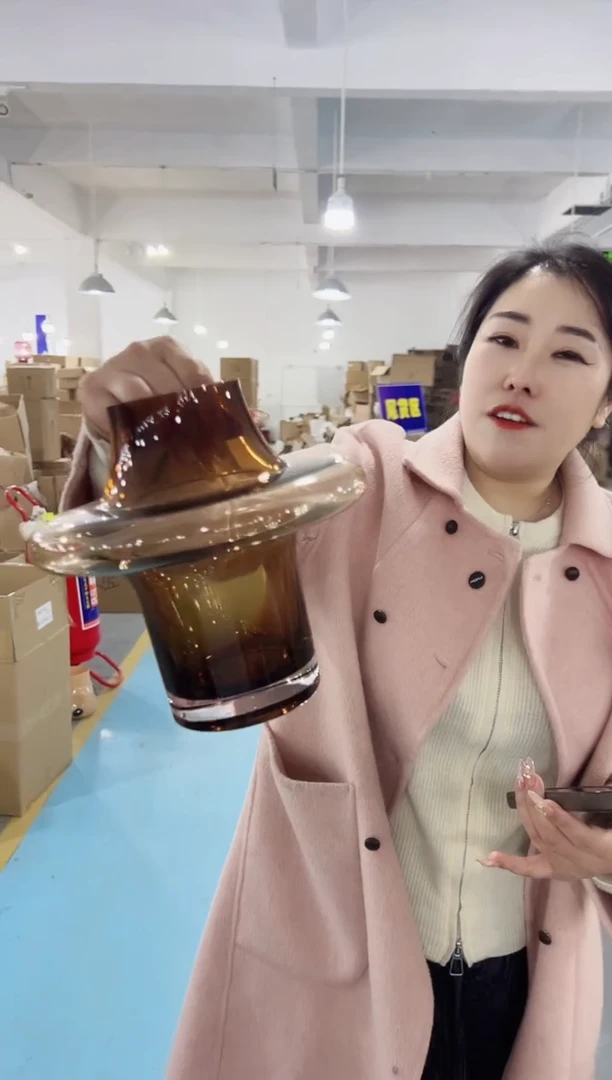 【闪购商品】玻璃花伴你花瓶微瑕-222