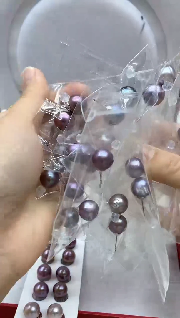 【闪购商品】淡水珍珠耳饰银S925镶嵌多样性发其一非无暇