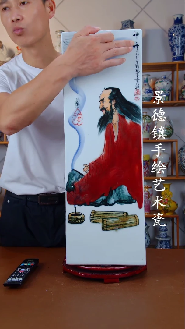 现代景德镇手工手绘陶瓷摆件75