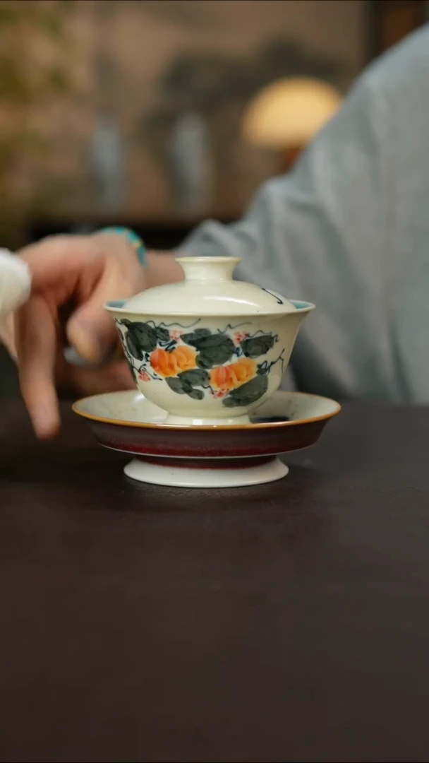 杯景德镇陶瓷柴烧手作瑕疵