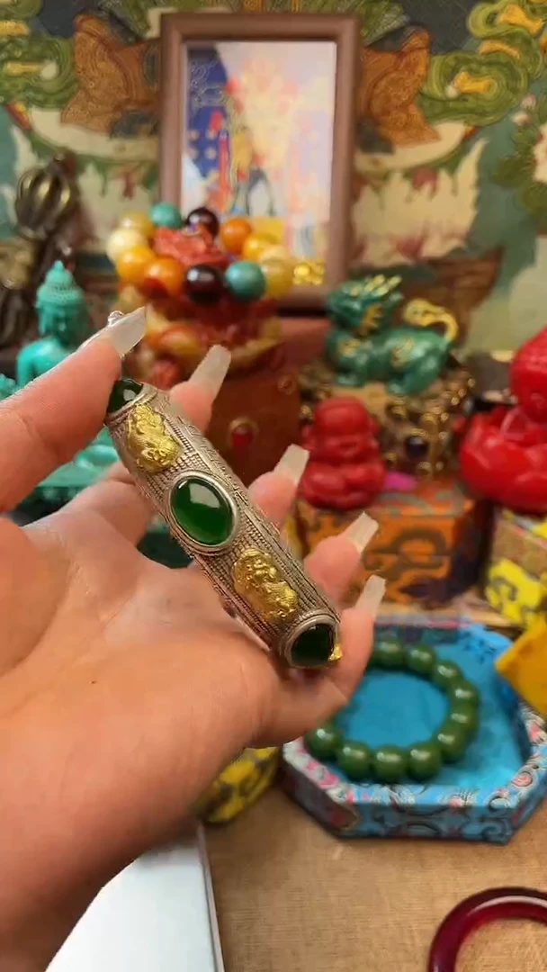 翡翠挂件银S925镶嵌好物推荐好物推荐