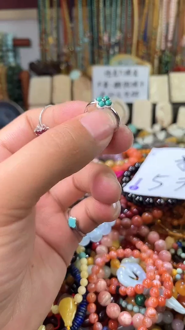 【闪购商品】翡翠手链银S925镶嵌(一物一件)7340