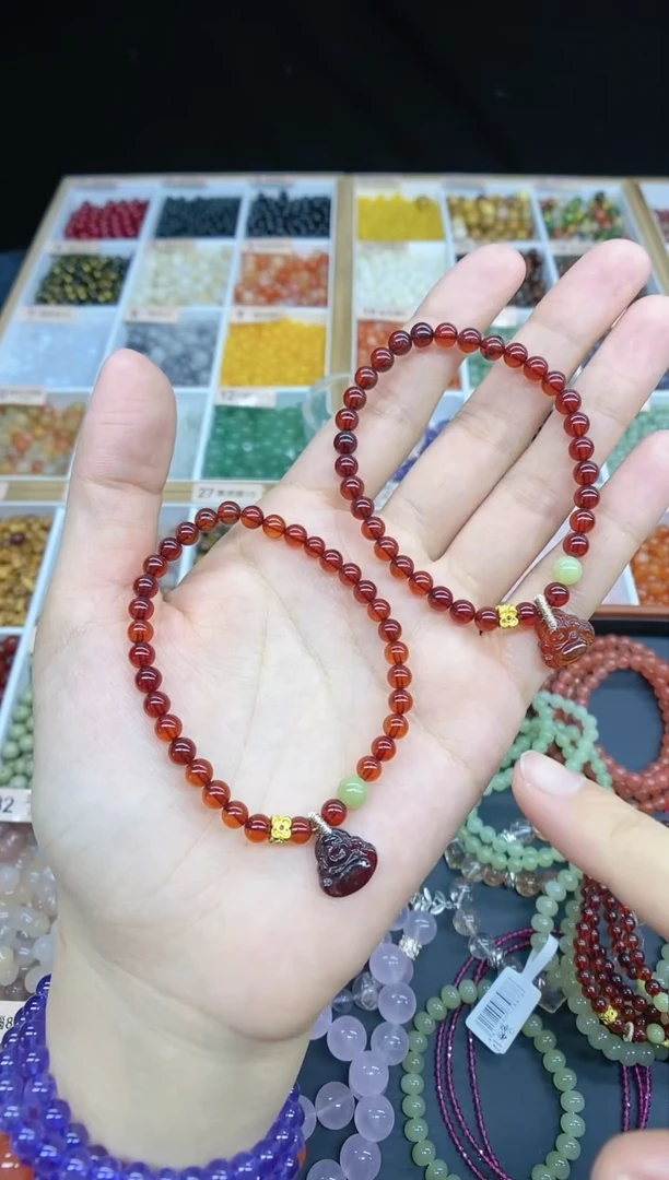 【闪购商品】琥珀手串未镶嵌血珀多样性发一