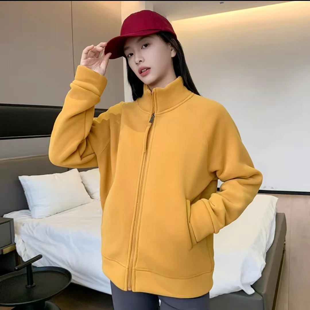 7905-卡图L（内羔绒）立领防风外套（老姜黄）