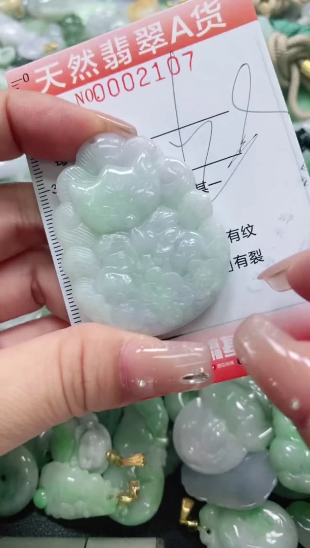 翡翠未镶嵌颈饰闪购002107