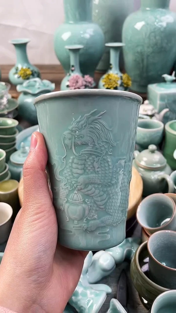 【闪购商品】纯手工 特价福利 微瑕 慧仙青瓷