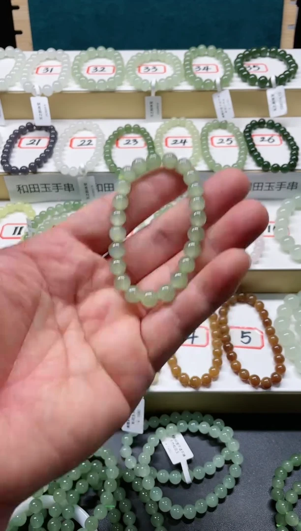【闪购商品】和田玉手链未镶嵌PTR7.9