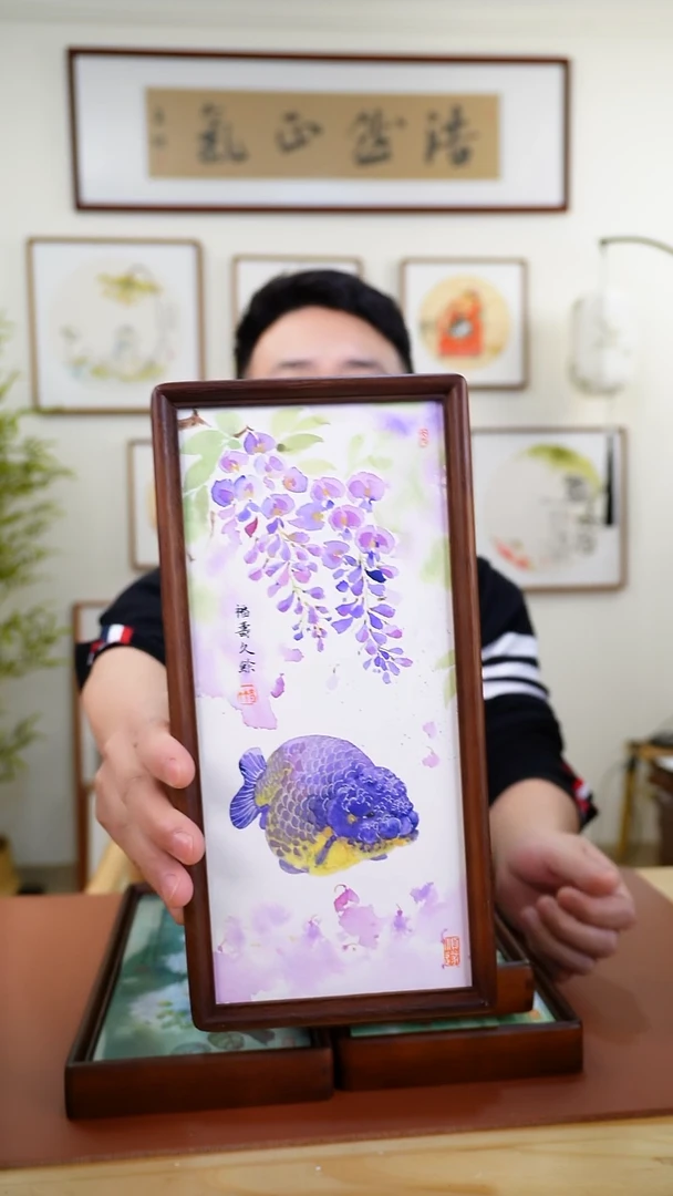 横款鹿鸣现代美术馆-岳椅竹老师作品