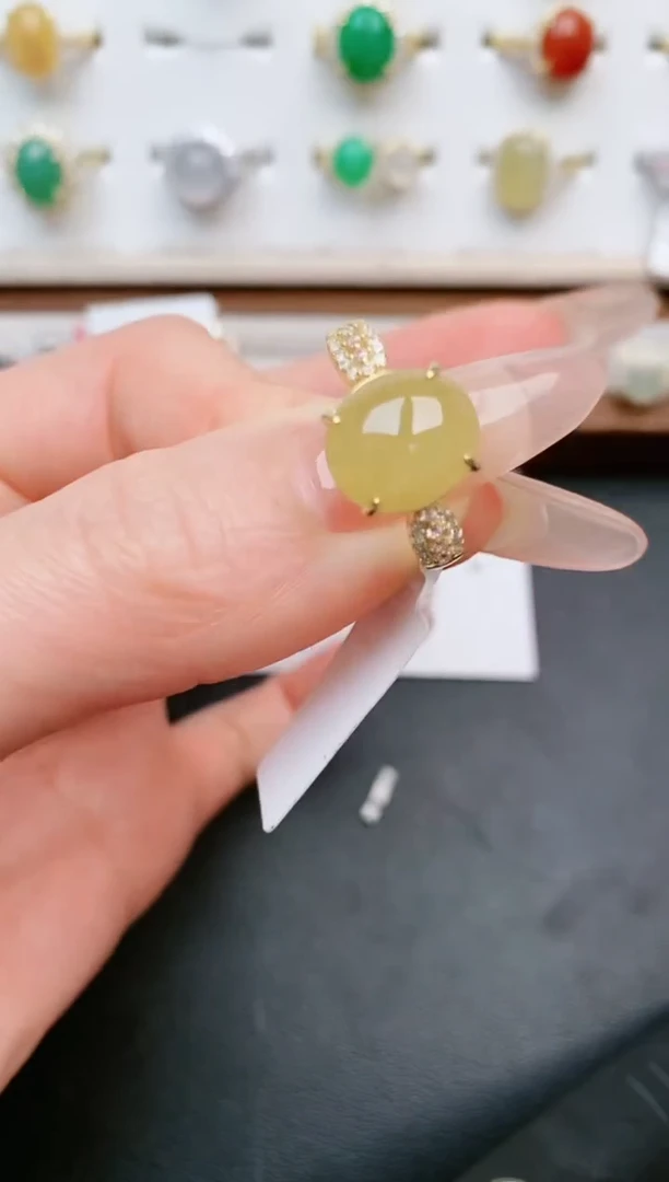 【闪购商品】翡翠戒指银S925镶嵌....