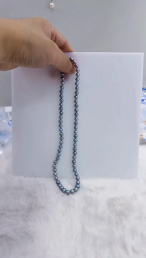 未镶嵌海水珍珠DA珍珠串链6-7 y176