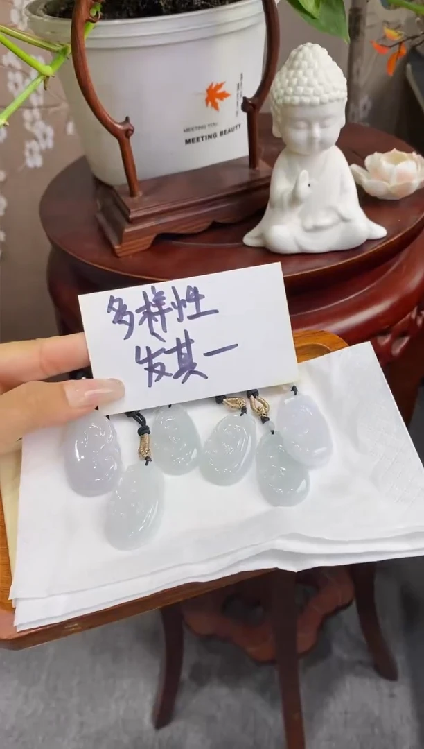 翡翠未镶嵌颈饰多样性仅发其一7329