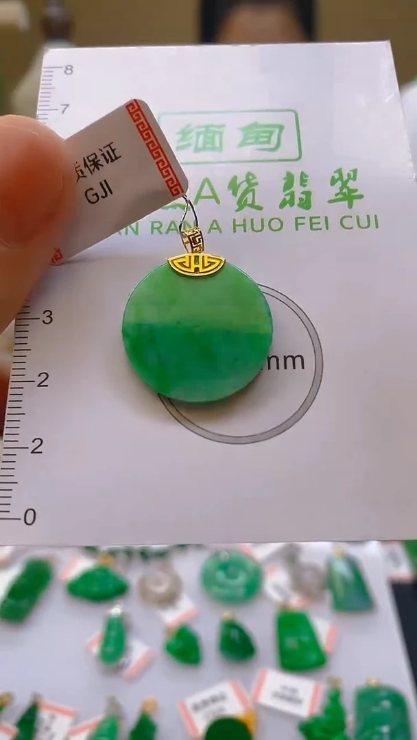 【闪购商品】翡翠颈饰18K金镶嵌新号开播，全场乱卖