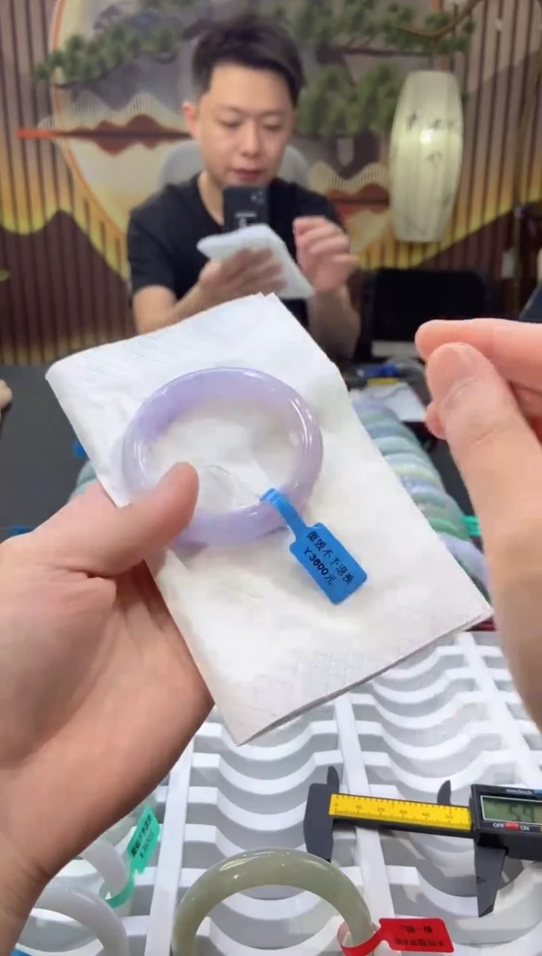 翡翠手镯未镶嵌多人02668