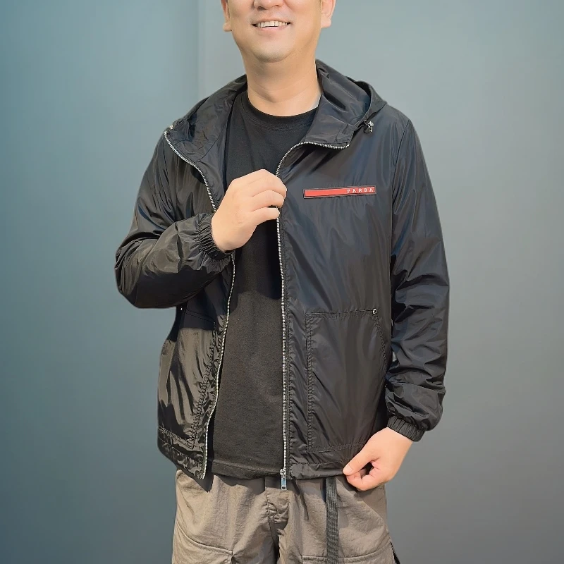 4036「连帽夹克」男款户外夹克时尚工装口袋休闲百搭秋季运动上衣