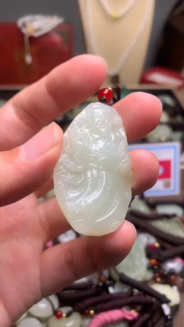 颈饰未镶嵌和田玉新疆料青海料清水和田玉吊坠