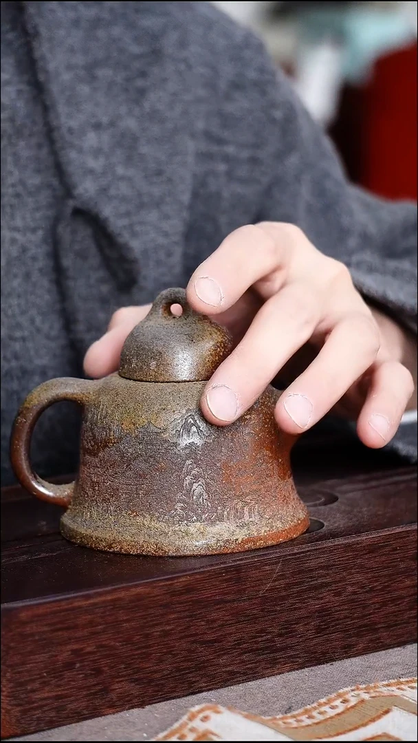 茶壶紫砂宜兴柴烧紫砂壶