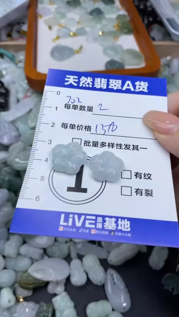 颈饰未镶嵌翡翠天然翡翠A货批量多样性发一件