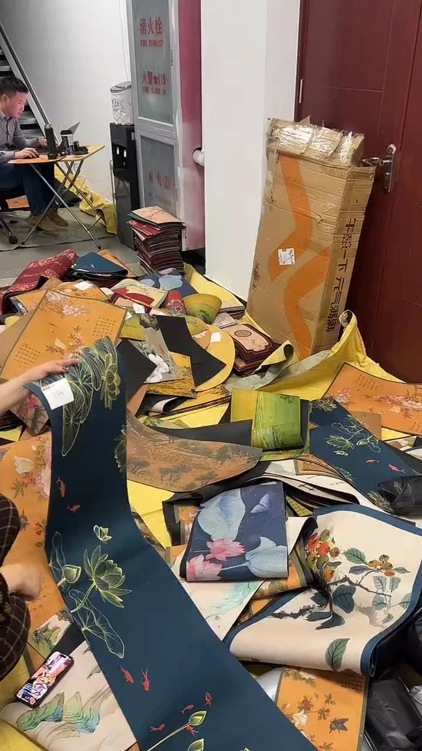 混纺微瑕吸水茶席-213号