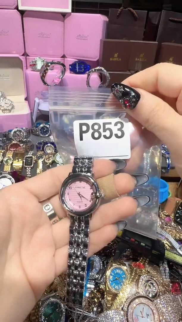 石英机芯不锈钢不锈钢直播定闪专用