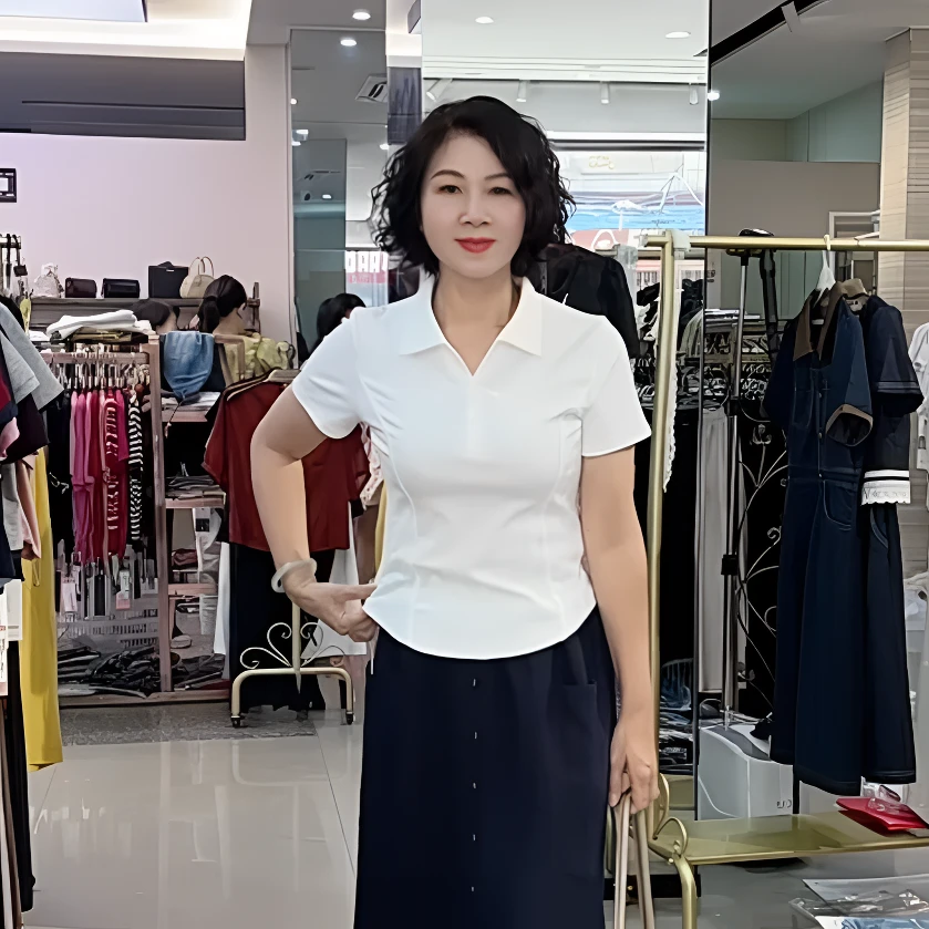 祥好服饰 翻领polo显瘦休闲T恤 0282