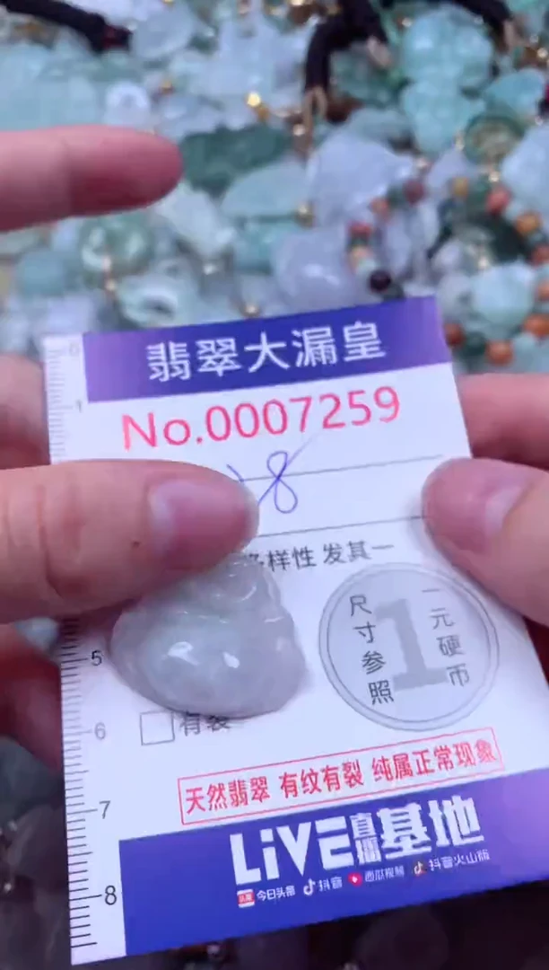 吊坠(不含链)未镶嵌翡翠7259