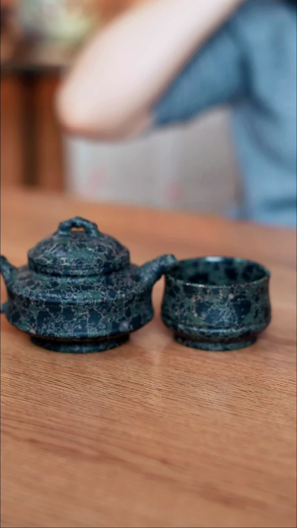 寻武记安山玉竹节壶