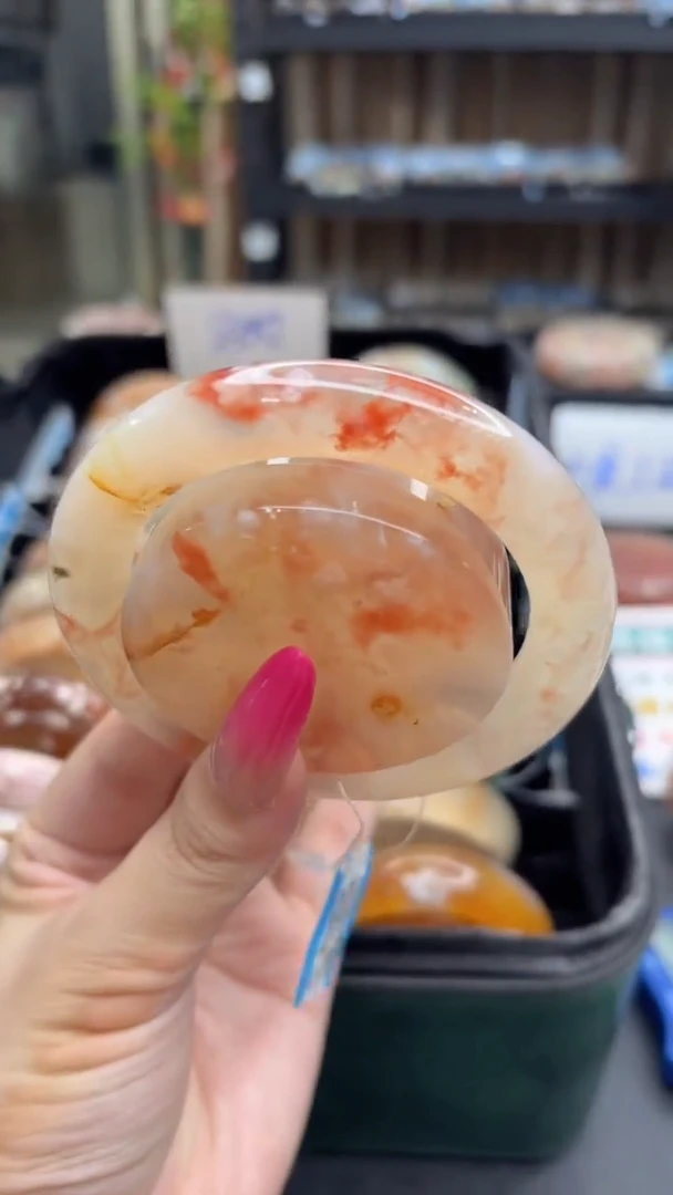 未镶嵌手镯石英质玉354(58圈赠送镯心)