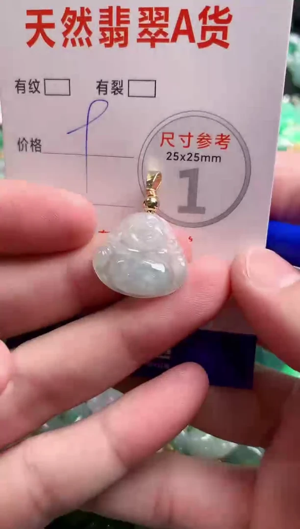 翡翠未镶嵌颈饰24000488