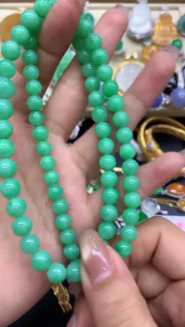 颈饰未镶嵌翡翠390-中国好珍宝