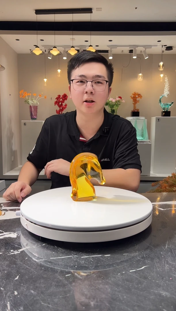 摆件巴比特美学-金色马首