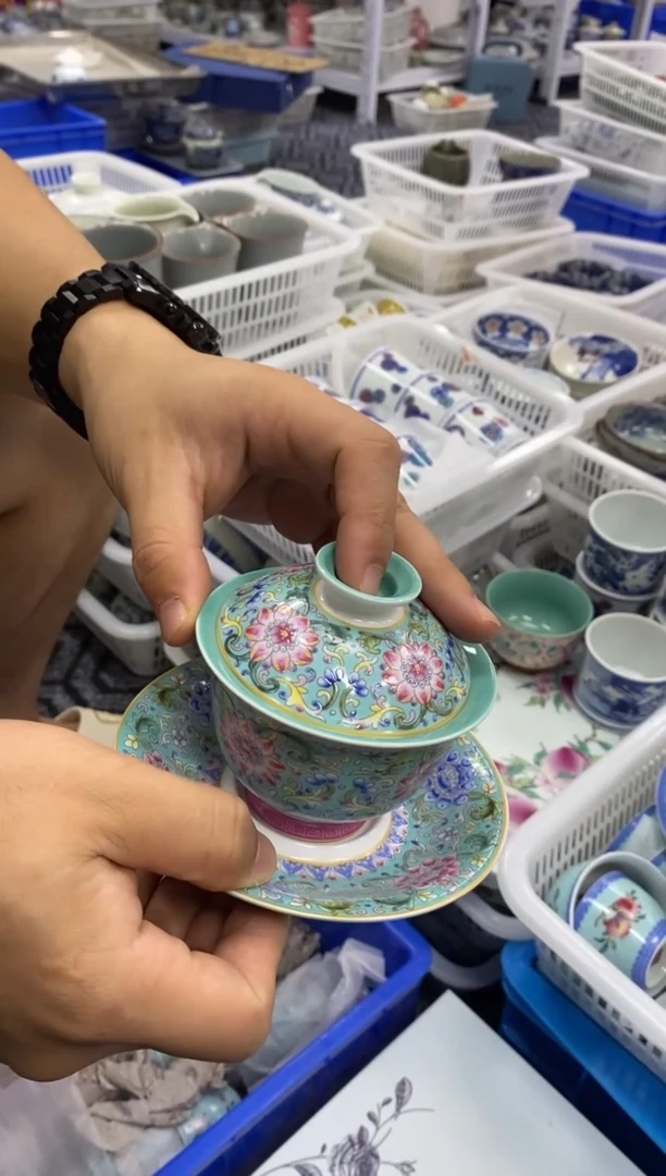 陶瓷景德陶瓷茶具容量约150