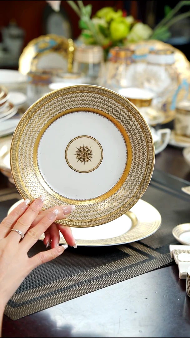 瓷片8英寸平盘  1个