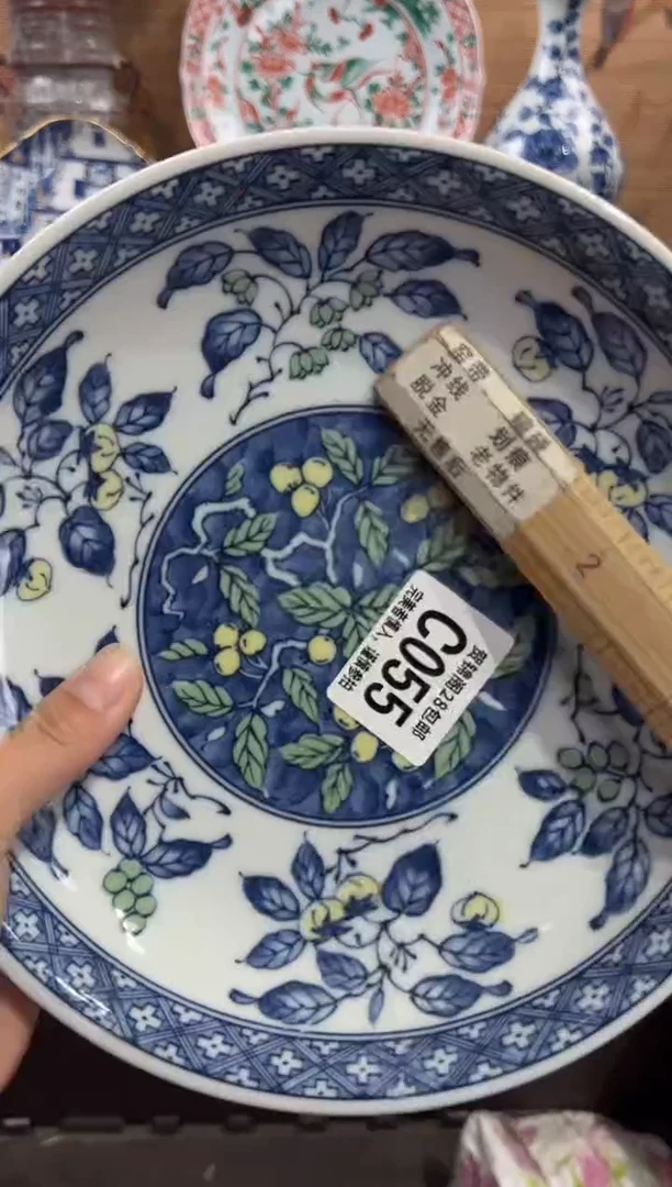 瓷片花*凉      C055