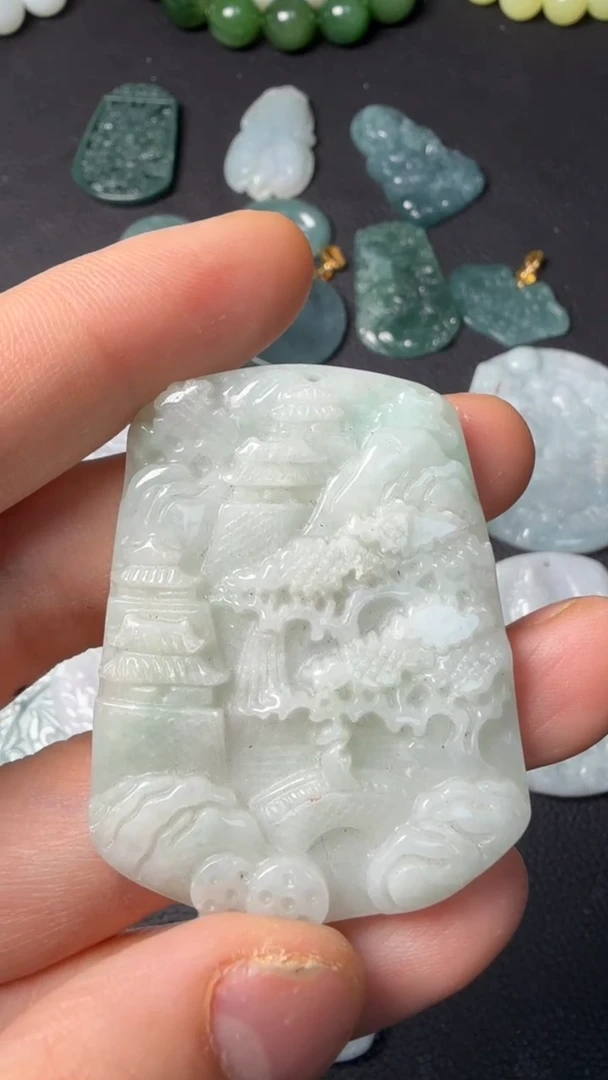 颈饰未镶嵌翡翠020