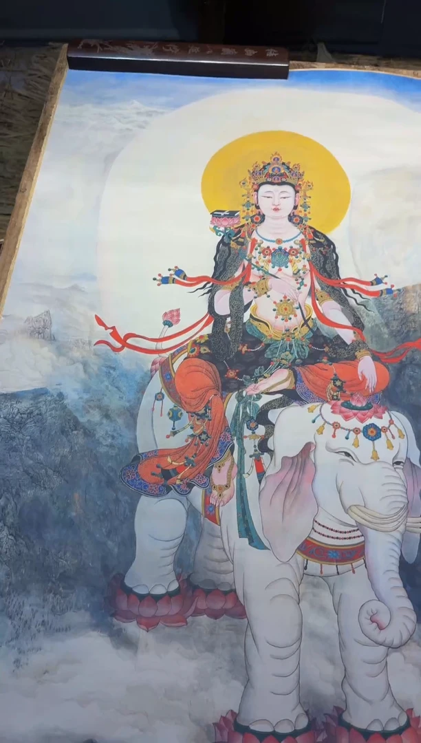 卷轴画锦华梵雅阁专属AA75