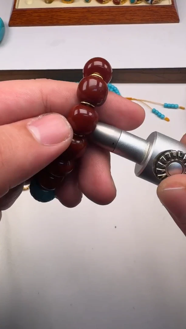 18K金镶嵌绿松石挂件吉*～配饰配饰