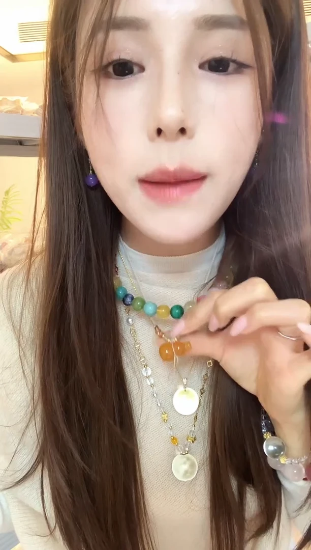 项链未镶嵌水晶黄色系葫芦项链女生氛围感（多样性发其一）