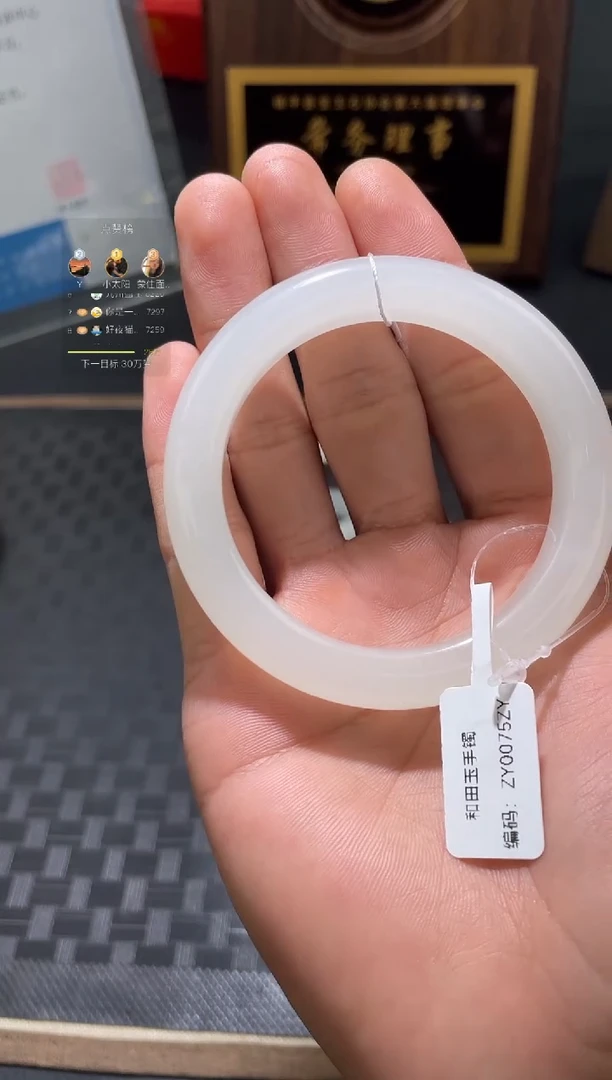 未镶嵌手镯和田玉钢板料A+手镯  多样性发一