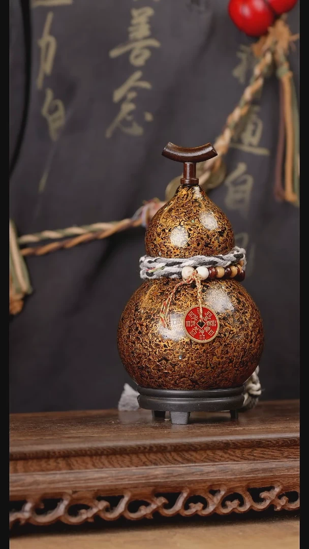 264号精品天然大漆酒葫芦一物一拍~