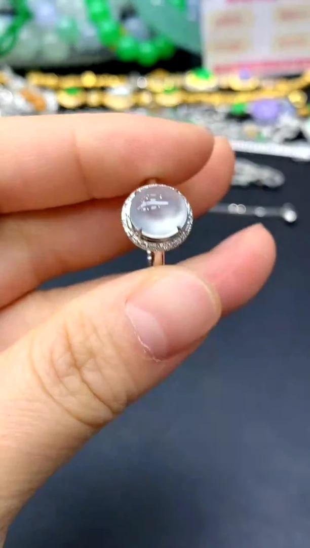 18K金镶嵌戒指翡翠252-中国好珍宝