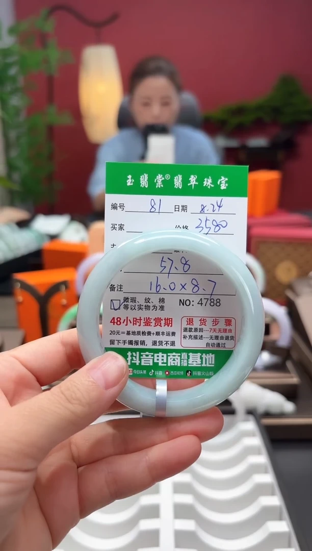 未镶嵌手镯翡翠翡翠81
