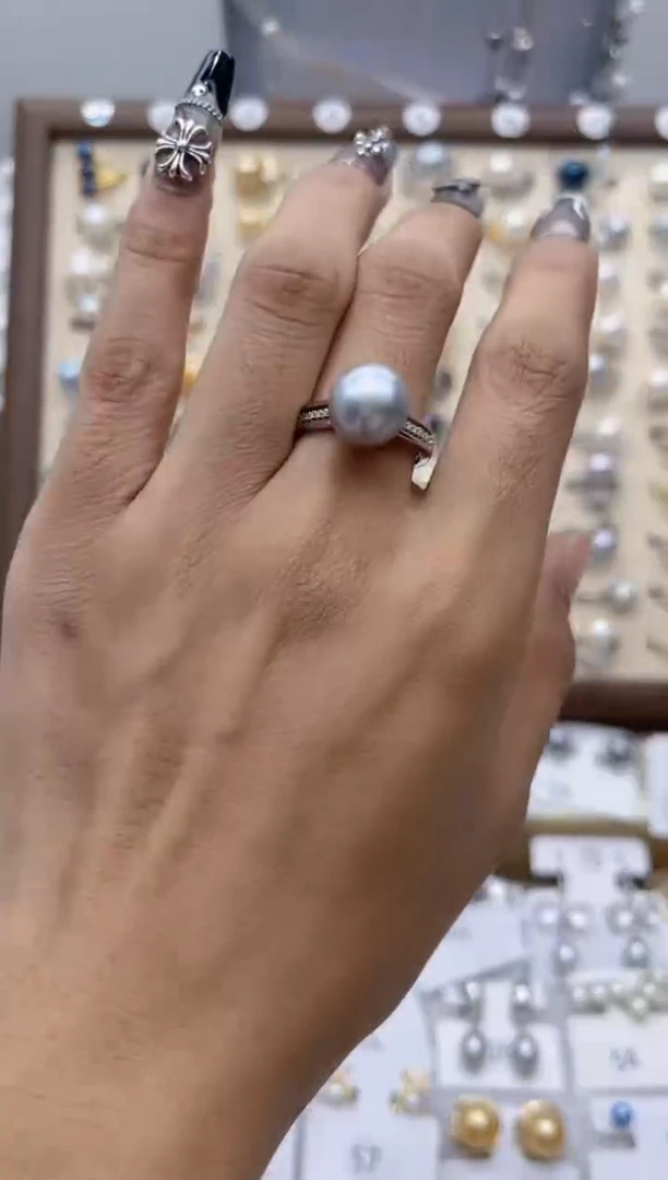 【闪购商品】淡水珍珠戒指合金72