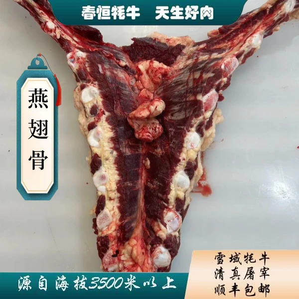 *【春恒牦牛燕翅骨】4斤 有油有牛毛 介意慎拍 京东发货