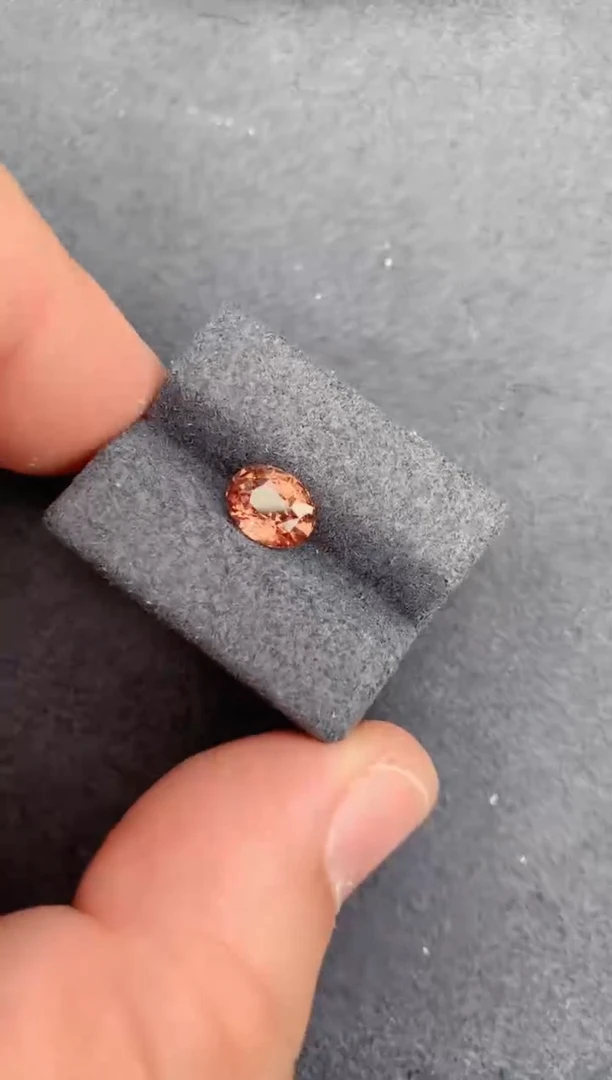 裸石彩色蓝宝石1.5ct 无烧帕帕拉恰