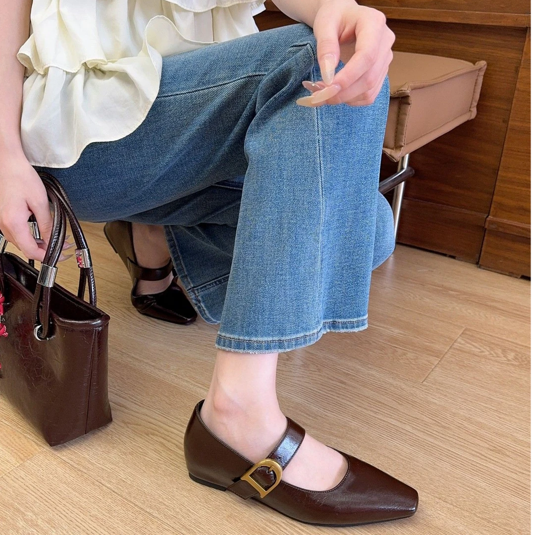 【香姐推荐】【2615】冬季时尚新款浅口单鞋新款