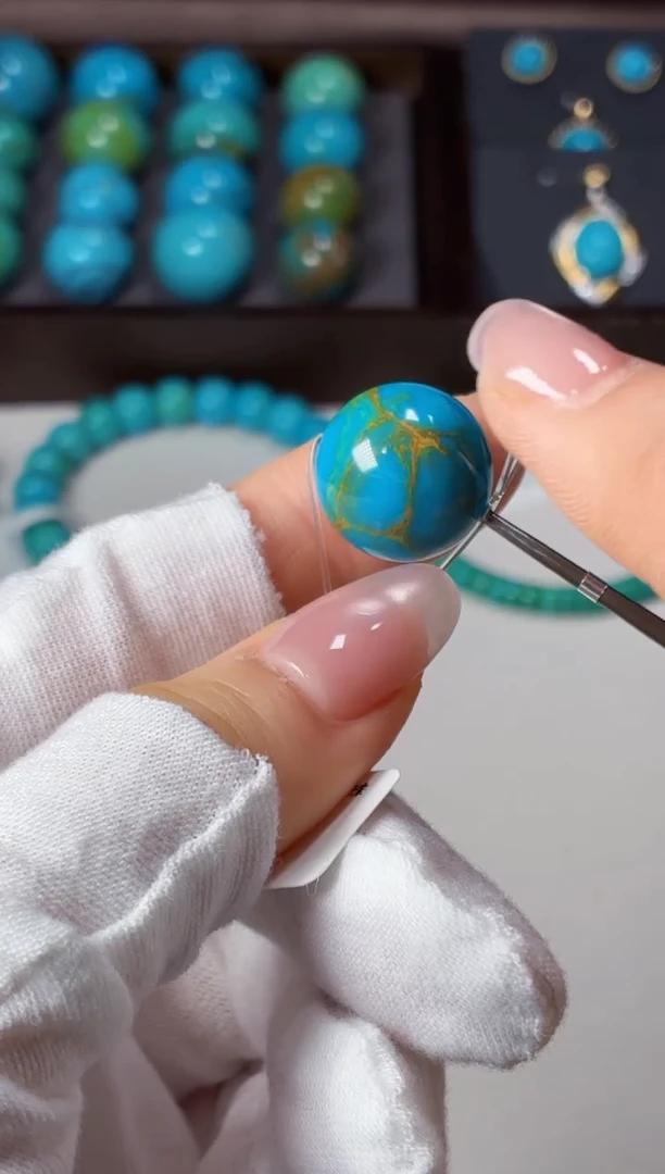 未镶嵌绿松石吊坠1