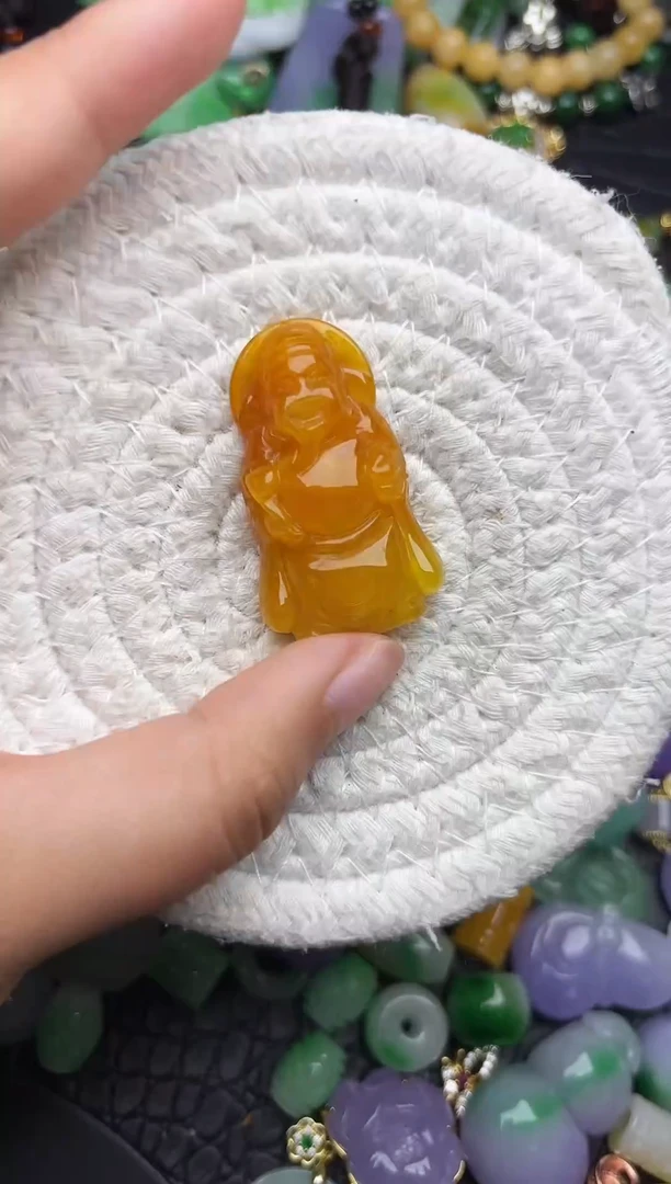 颈饰未镶嵌翡翠缅甸翡翠吊坠