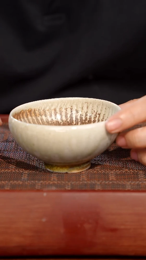 陶瓷奢瓷/瑞寅柴烧茶器（杯子）487微瑕