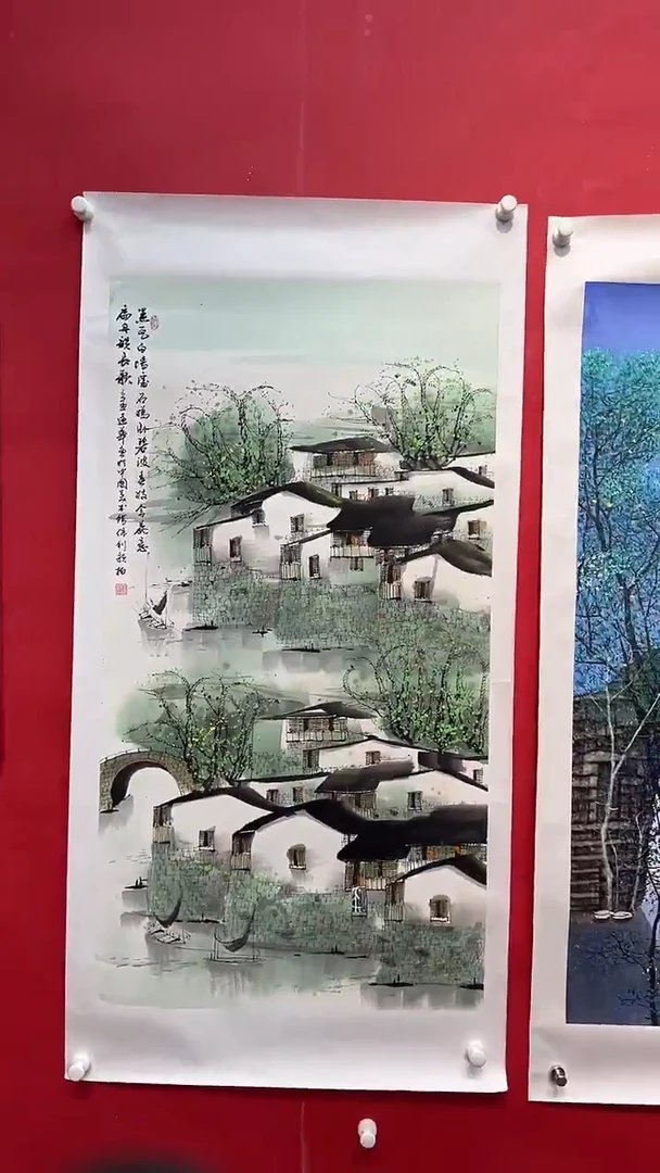 国画画家陆远华纯手绘原作